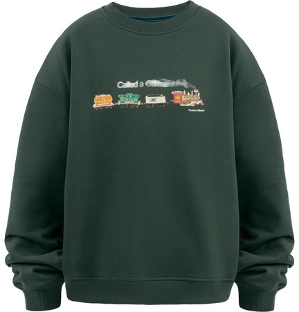 Свитшот Called a Garment Collective зеленый