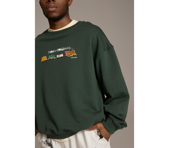 Свитшот Called a Garment Collective зеленый