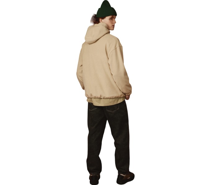 Мужское худи Called a Garment Wrap бежевый
