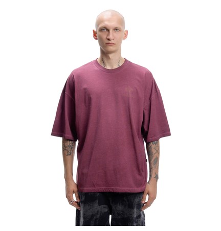 Футболка ISSAYA Omen Burgundy Garment Dyed