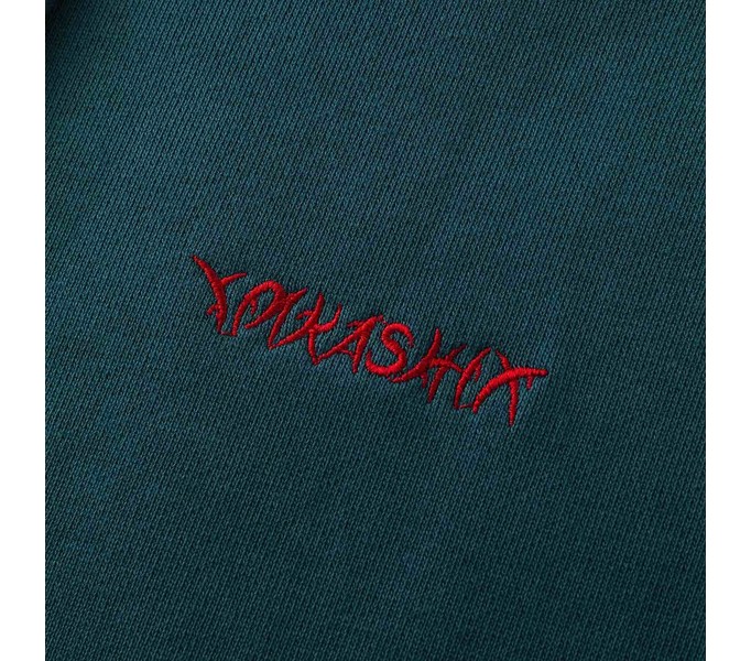 Зип худи YMKASHIX HTF изумрудный