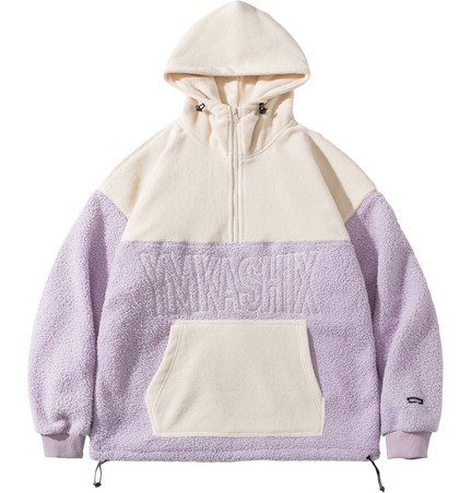 Худи YMKASHIX Little Lamb молочный сиреневый