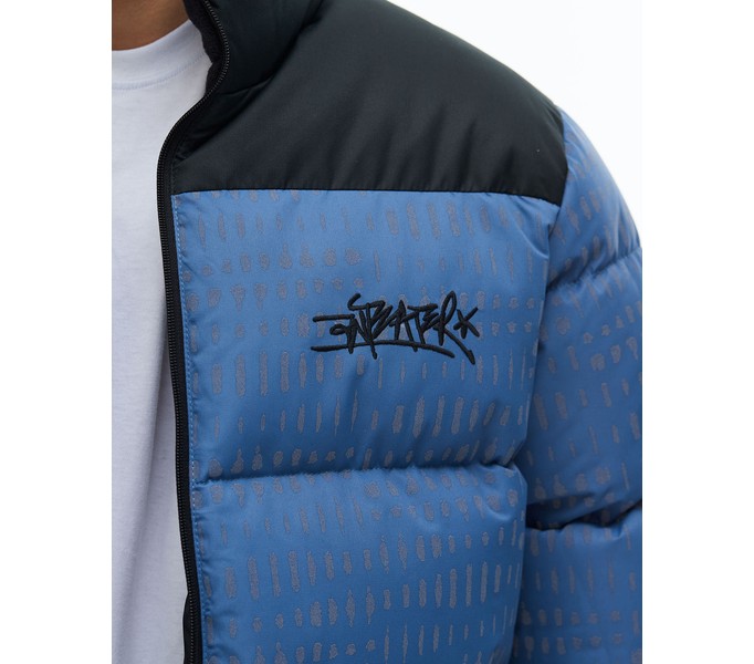 Куртка ANTEATER Downjacket Светоотражающая Print Blue