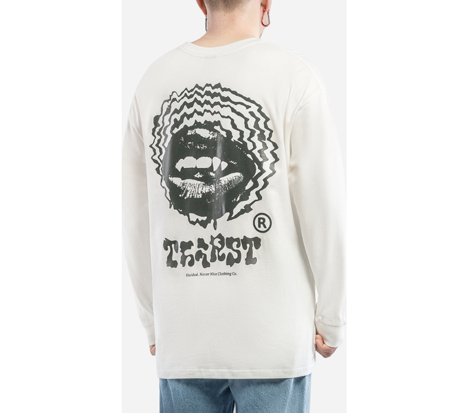 Лонгслив HAIDED "THIRST RLXD LS TEE ECRU"