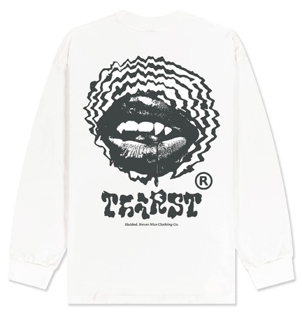 Лонгслив HAIDED "THIRST RLXD LS TEE ECRU"