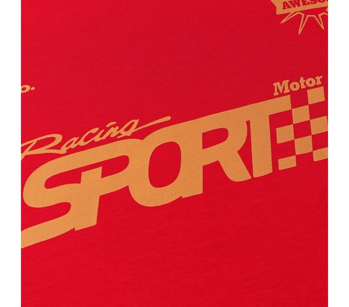 Футболка Haided "RACING RLXD HW TEE" scarlet.red