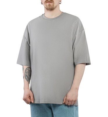Футболка HAIDED "BRSHD RLXD TEE" серая