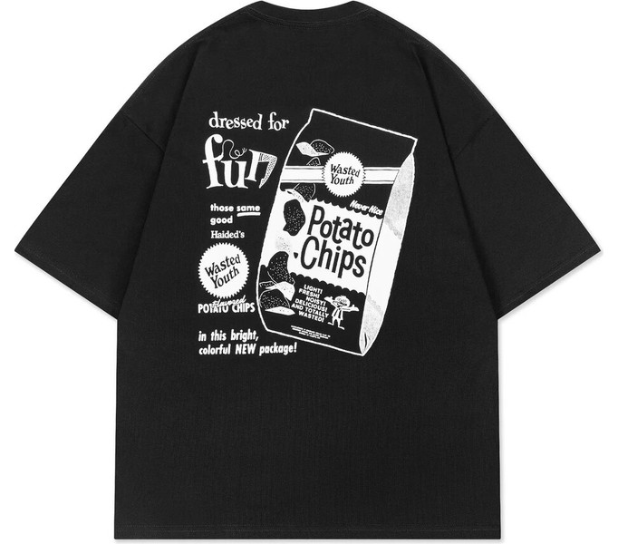 Футболка Haided "CHIPS RLXD TEE" Black