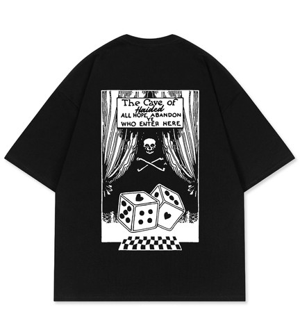 Футболка HAIDED "DICE RLXD TEE" черная