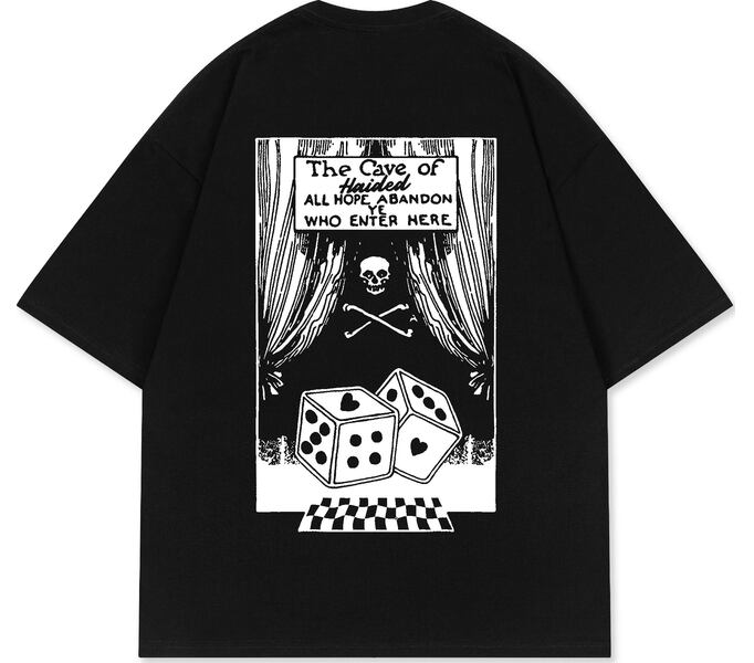 Футболка HAIDED "DICE RLXD TEE" черная