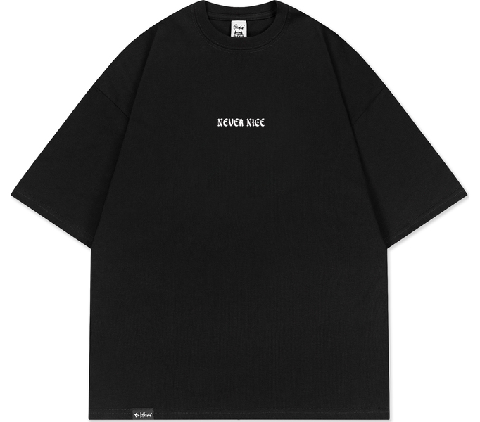 Футболка HAIDED "NEVER RLXD TEE" черная