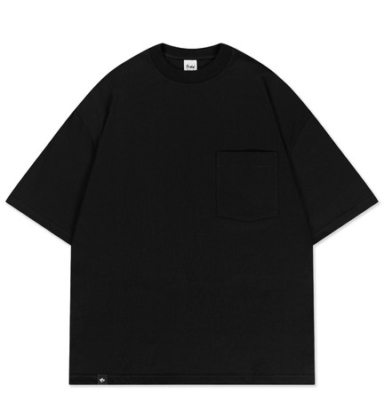 Футболка HAIDED "PCKT BRSHD RLXD TEE" черная