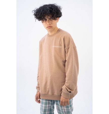 Свитшот 8802 unisex dk.beige OS