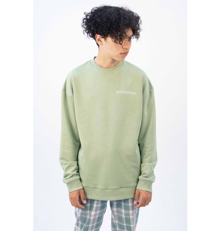 Свитшот 8802 unisex lt.green OS