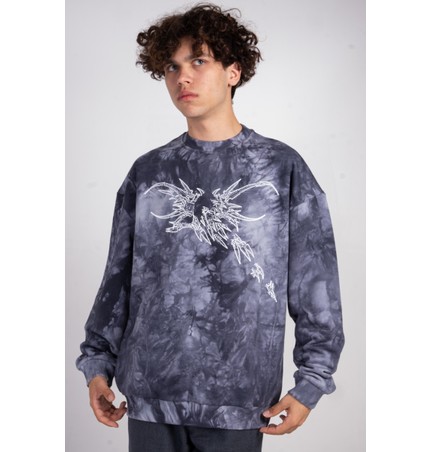 Толстовка Tie Dye Hidric Wht1 gray man