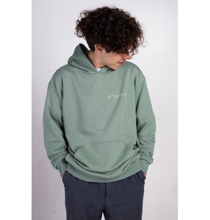 Толстовка с капюшоном 9000 unisex grey-green OS