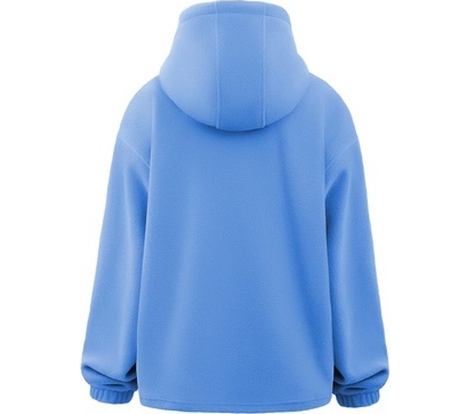 Wrap hoodie, голубой, женский