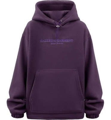Wrap hoodie, темный фиолет, женский