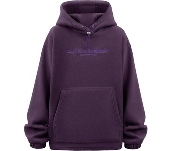 Wrap hoodie, темный фиолет, женский