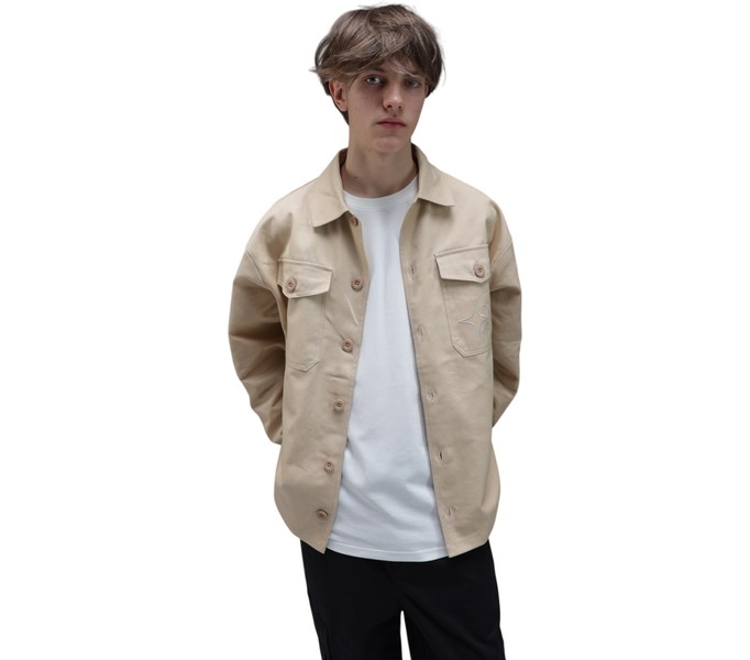Рубашка GIFTED78 24/657 DENIM-BRO св.-бежевая