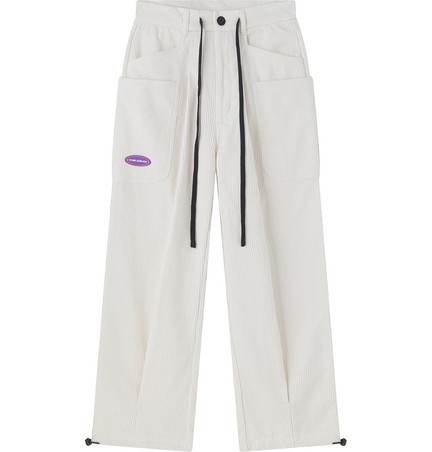 Брюки YMKASHIX velvet two белый