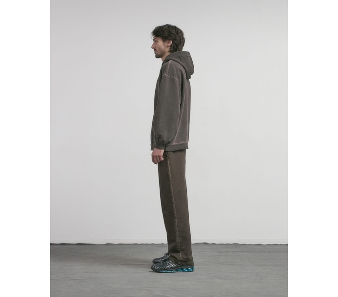 Худи GD с вышивкой s10e06 Washed Brown