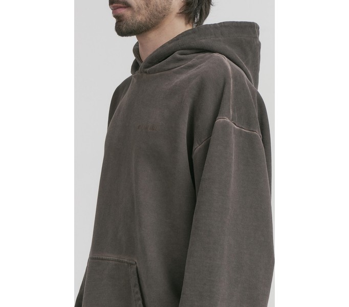 Худи GD с вышивкой s10e06 Washed Brown
