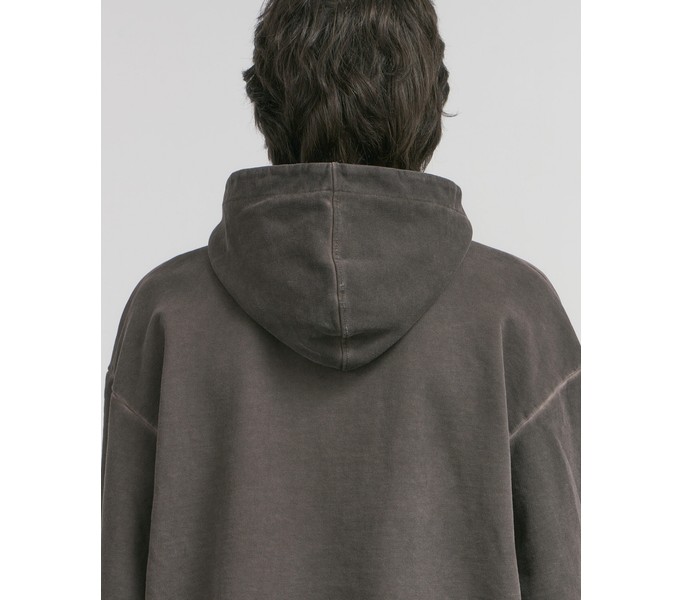 Худи GD с вышивкой s10e06 Washed Brown