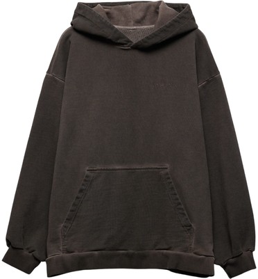 Худи GD с вышивкой s10e06 Washed Brown