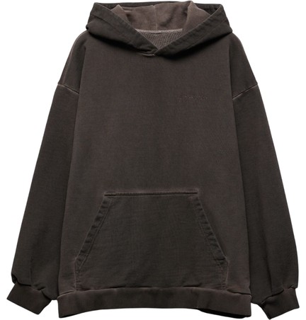 Худи GD с вышивкой s10e06 Washed Brown