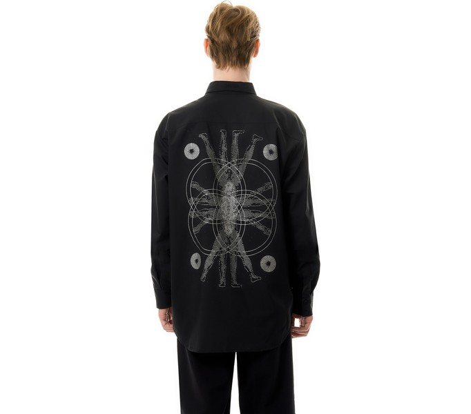 Рубашка ISSAYA Ceremonial Subject Black
