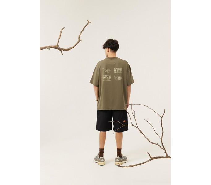 Футболка Tent project t-shirt оливковый унисекс