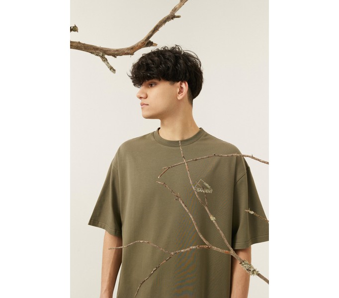 Футболка Tent project t-shirt оливковый унисекс