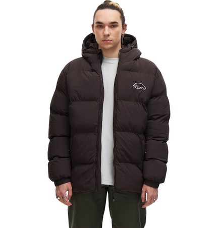 Куртка ANTEATER Downjacket-HoodedCrispy-Brown коричневая