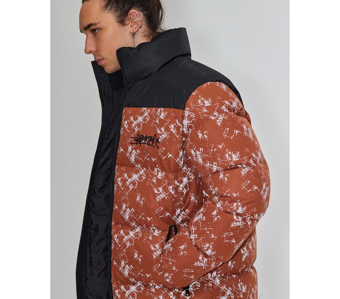 Куртка ANTEATER Downjacket-RF-Print-Terrakot