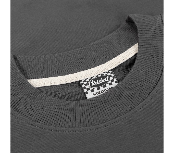 Лонгслив NICE BEAVER RLXD FIRM LS TEE тёмно-серый унисекс