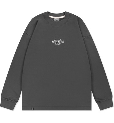 Лонгслив NICE BEAVER RLXD FIRM LS TEE тёмно-серый унисекс