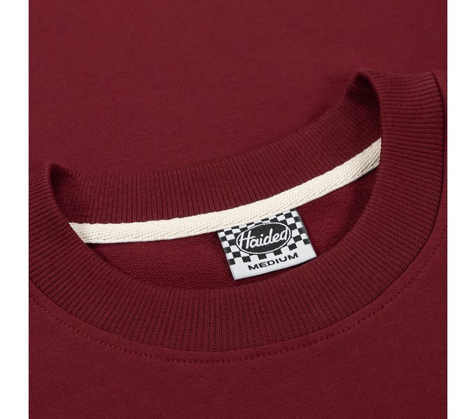 Лонгслив HIGH RLXD FIRM LS TEE бордовый унисекс