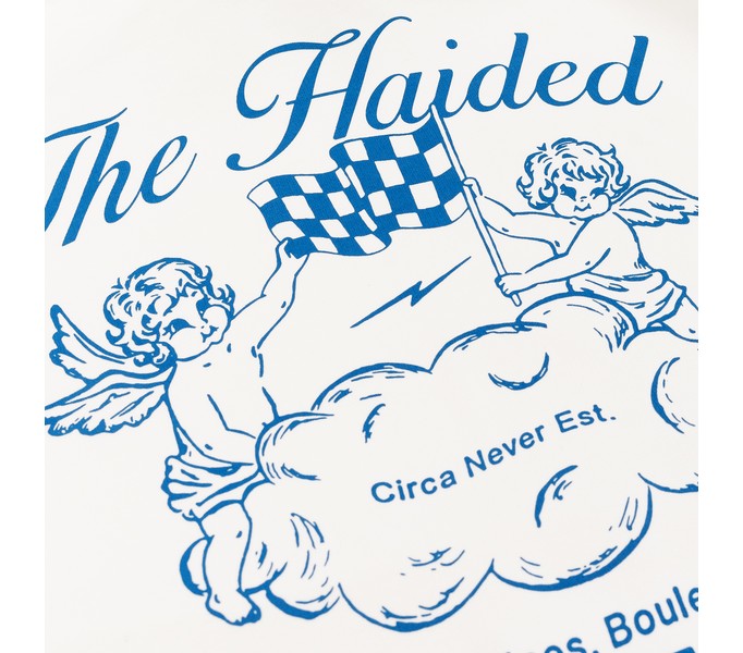 Худи CHECKERED FLAG RLXD HW HOD ecru белое унисекс