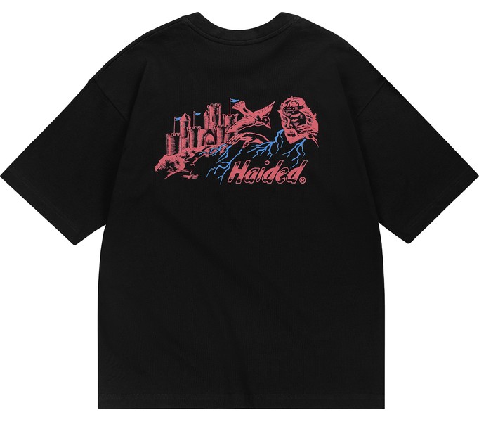 Футболка WARLOCK RLXD HW TEE чёрная унисекс