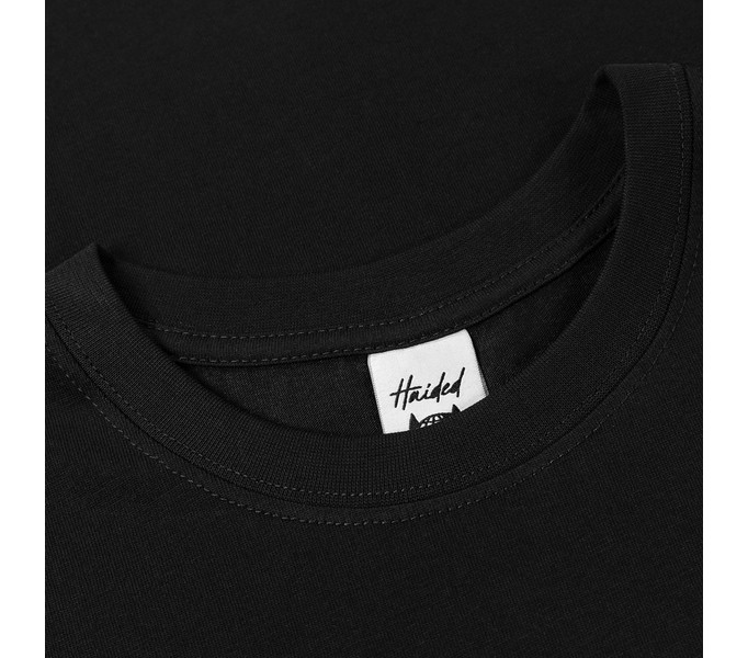 Футболка NICE BEAVER RLXD HW TEE чёрный унисекс