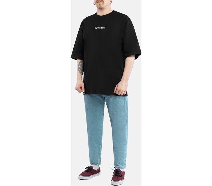 Футболка NICE BEAVER RLXD HW TEE чёрный унисекс