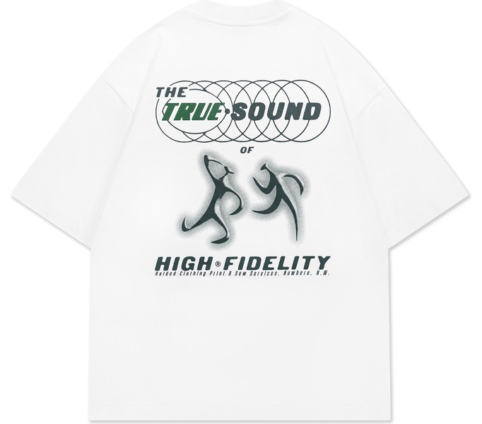 Футболка FIDELITY RLXD HW TEE белая унисекс