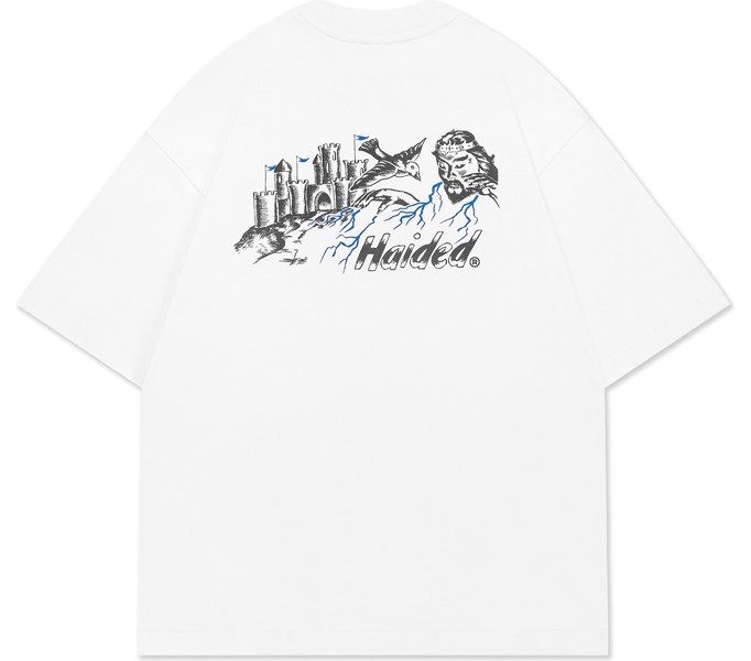 Футболка WARLOCK RLXD HW TEE белая унисекс