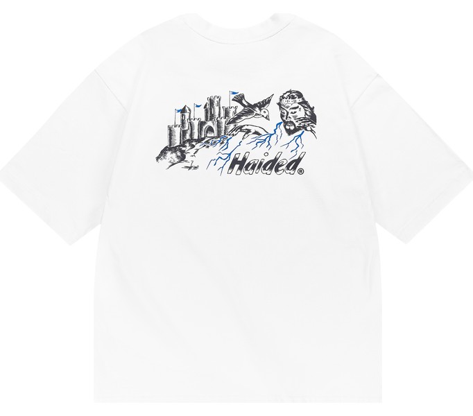 Футболка WARLOCK RLXD HW TEE белая унисекс