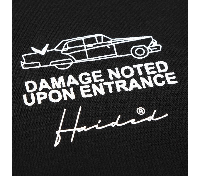 Футболка DAMAGE RLXD HW TEE чёрная унисекс