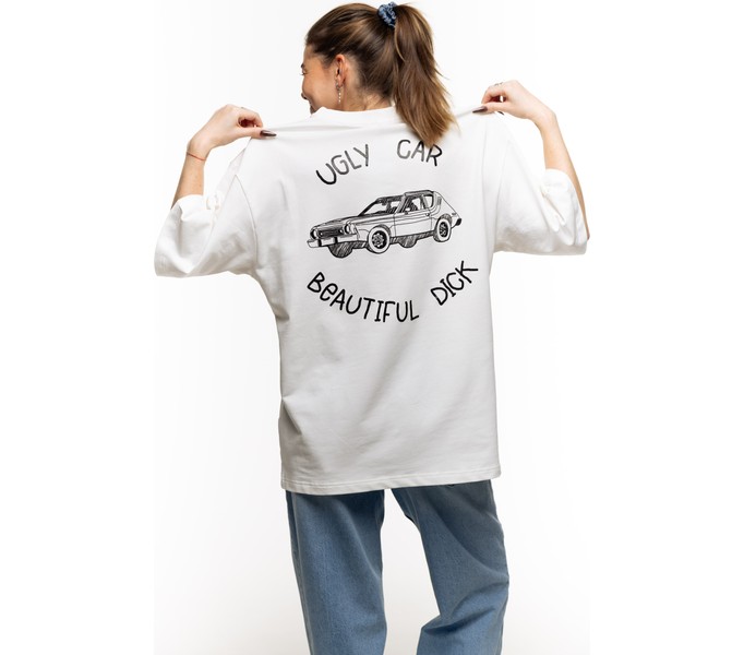 Футболка С7МЬ Ugly Car french cream