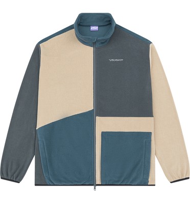 Свитшот YMKASHIX zip colorblock Ranger синий/песок/серый