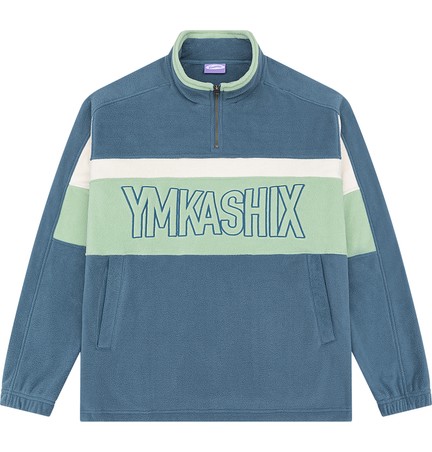 Свитшот YMKASHIX Skate fleece изумрудный/лаймовый