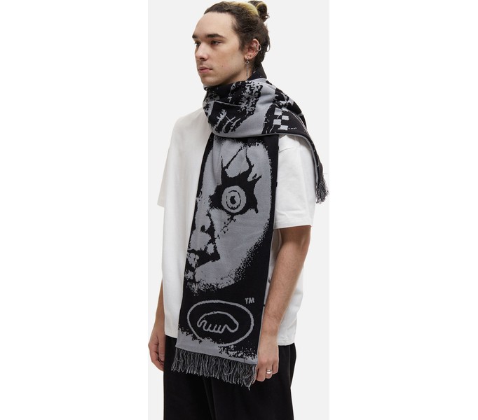 Шарф ANTEATER Scarf-Black-Grey